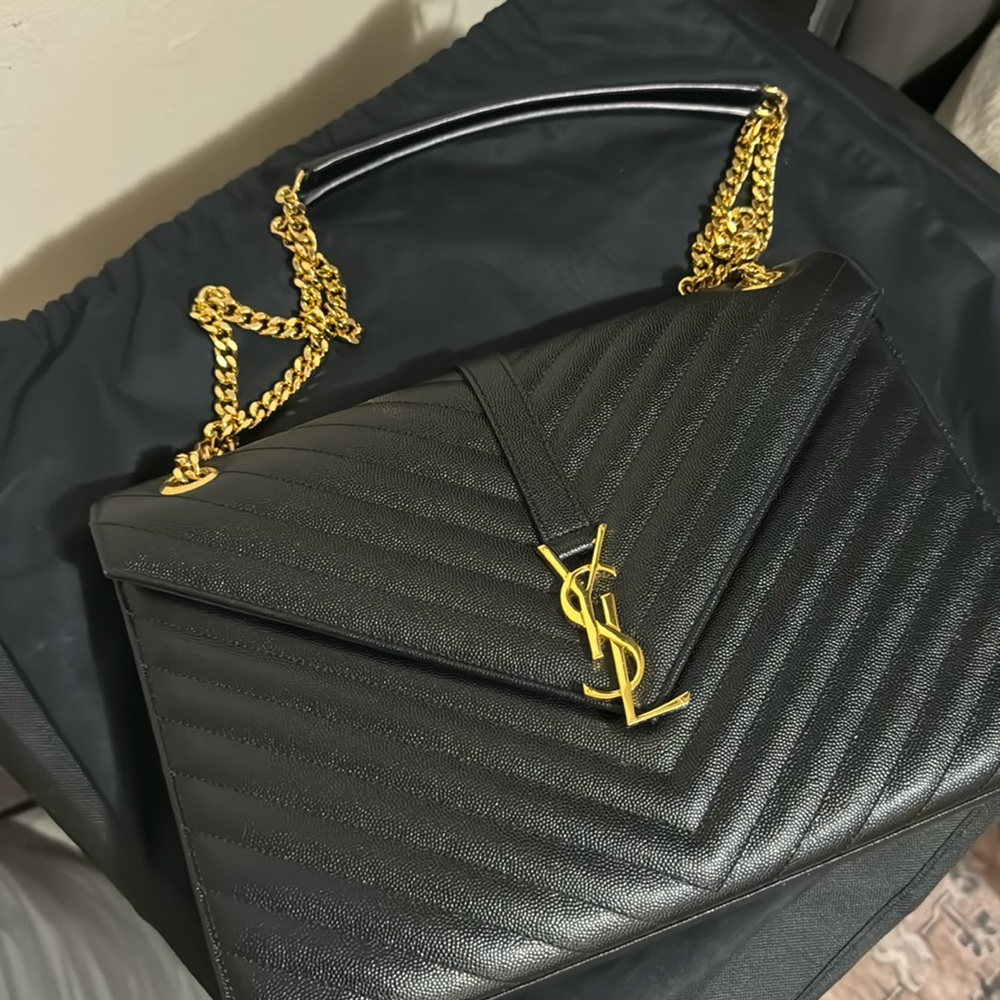 Saint Laurent Large Monogram Envelope Bag